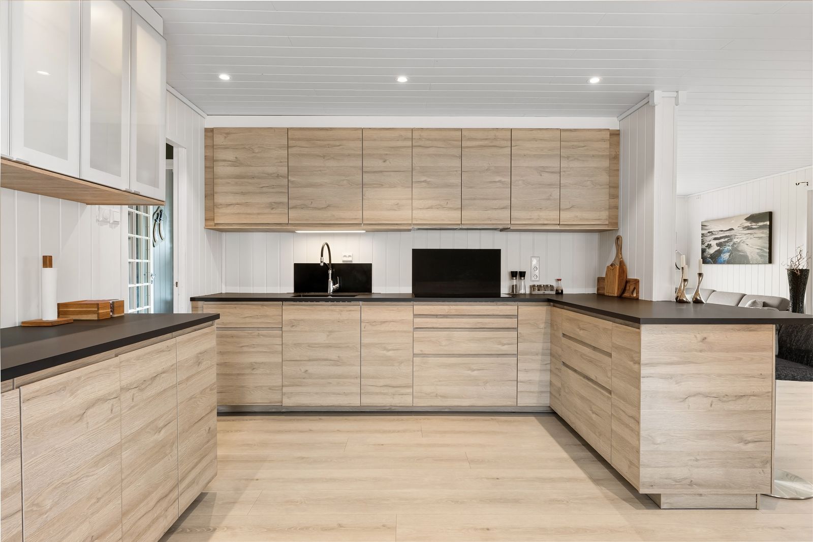The finished kitchen after make-ready work